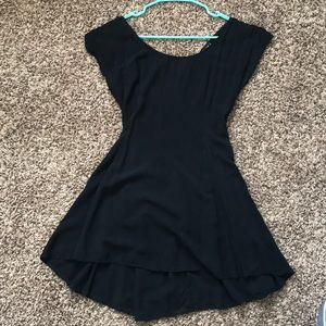 Cute little black dress with a fun back